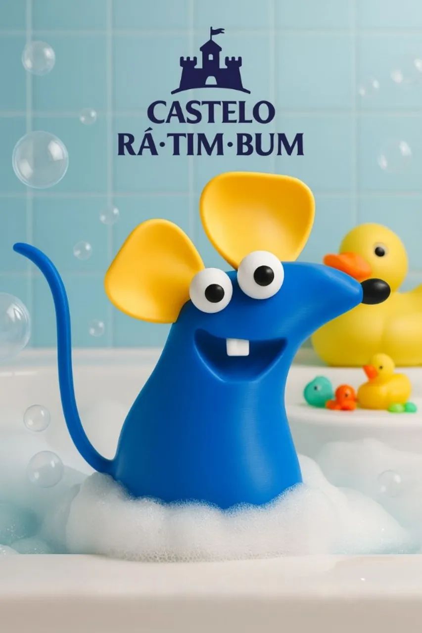 Boneco Action Figure Ratinho Castelo Rá-Tim-Bum - Foto 5