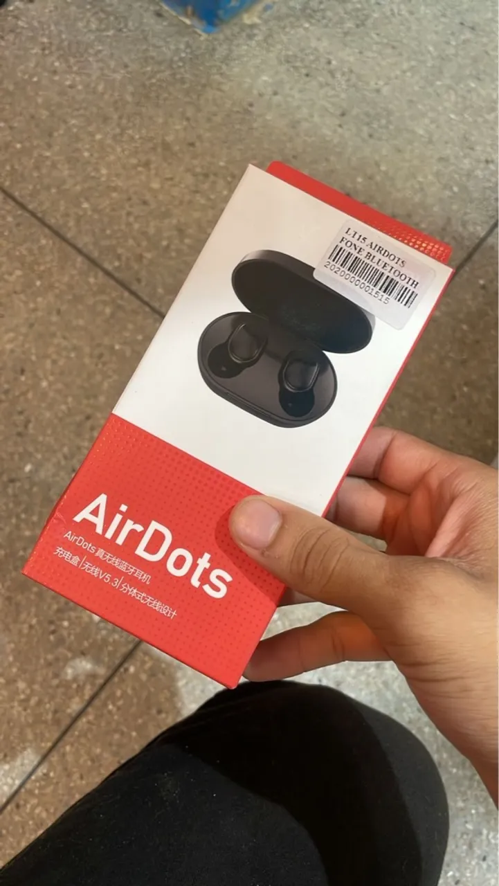 Fone de Ouvido Bluetooth AirDots TWS