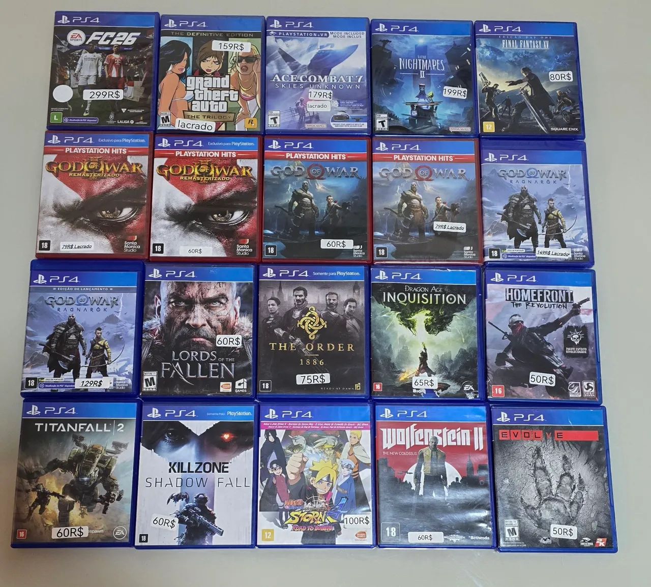 Jogos Playstation 4 - PS4 - Jogos de Vídeo Game - Paraíso