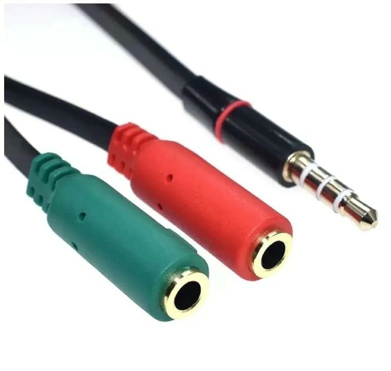 Cabo Adaptador  Y P2 para Fone e Microfone - Foto 3