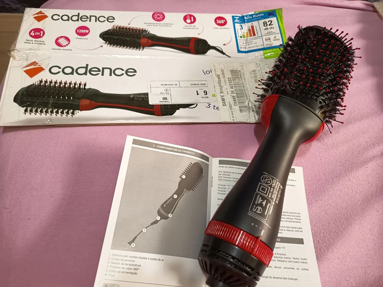 Escova Secadora Cadence 127v 1200w SEM CABO - Foto 2