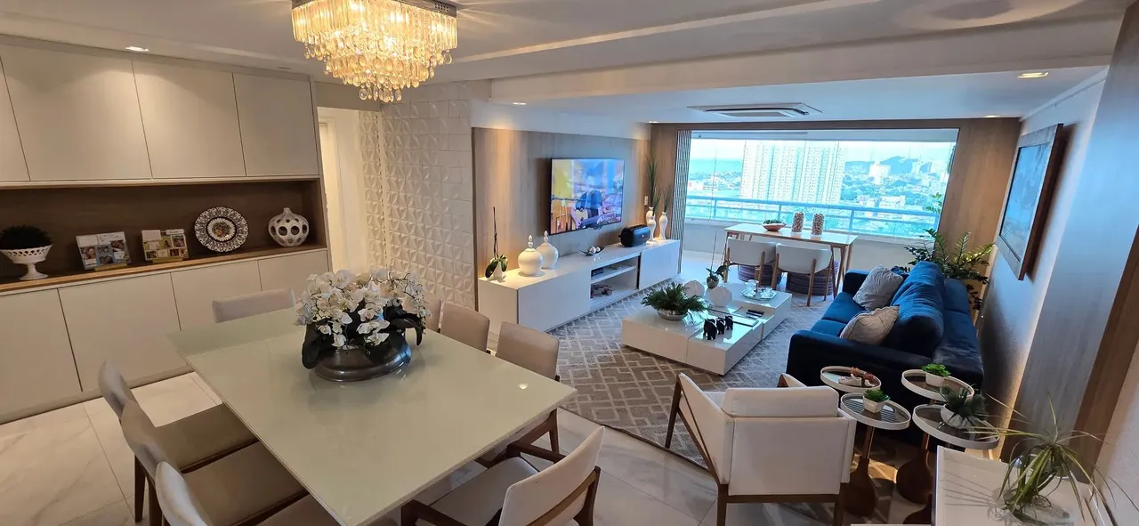 Apartamento Alto Padrão a Venda Mobiliado com 3 quartos/suítes em Capim Macio Royal Palms