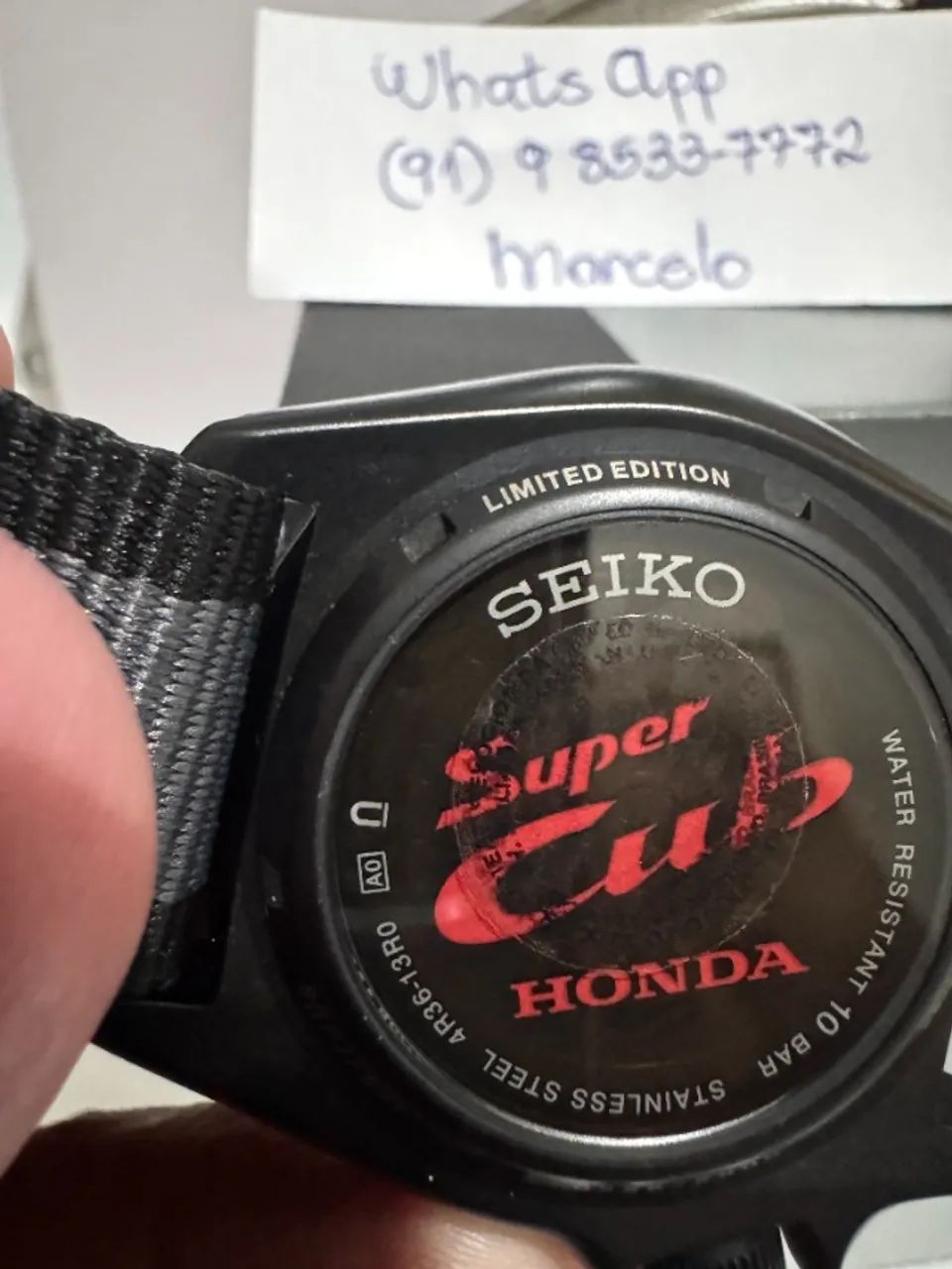 SEIKO 5 Sports Edição Limitada Super Cub - Automático e NOVÍSSIMO - SOMENTE PARA BELÉM !!! - Foto 4