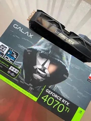 Placa de Vídeo RTX 4070 Ti Galax SG 12GB - Completa com Caixa e Garantia