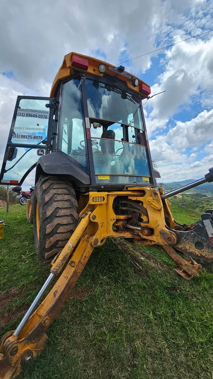 Retroescadeira JD 310L 2020 4x4 cabinada 3.700h único dono, em perfeito estado - Foto 8