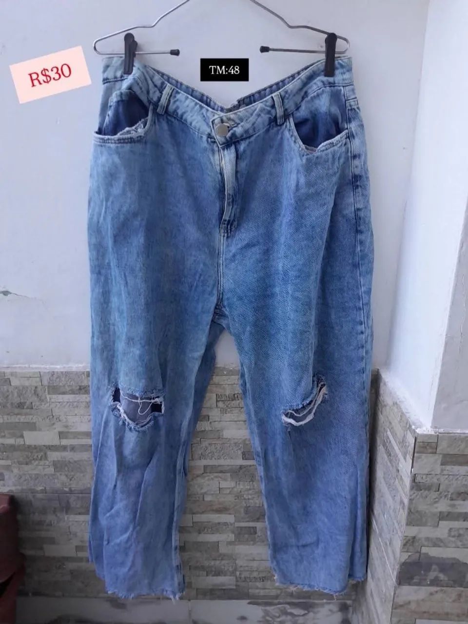 Calça jeans tamanho 48