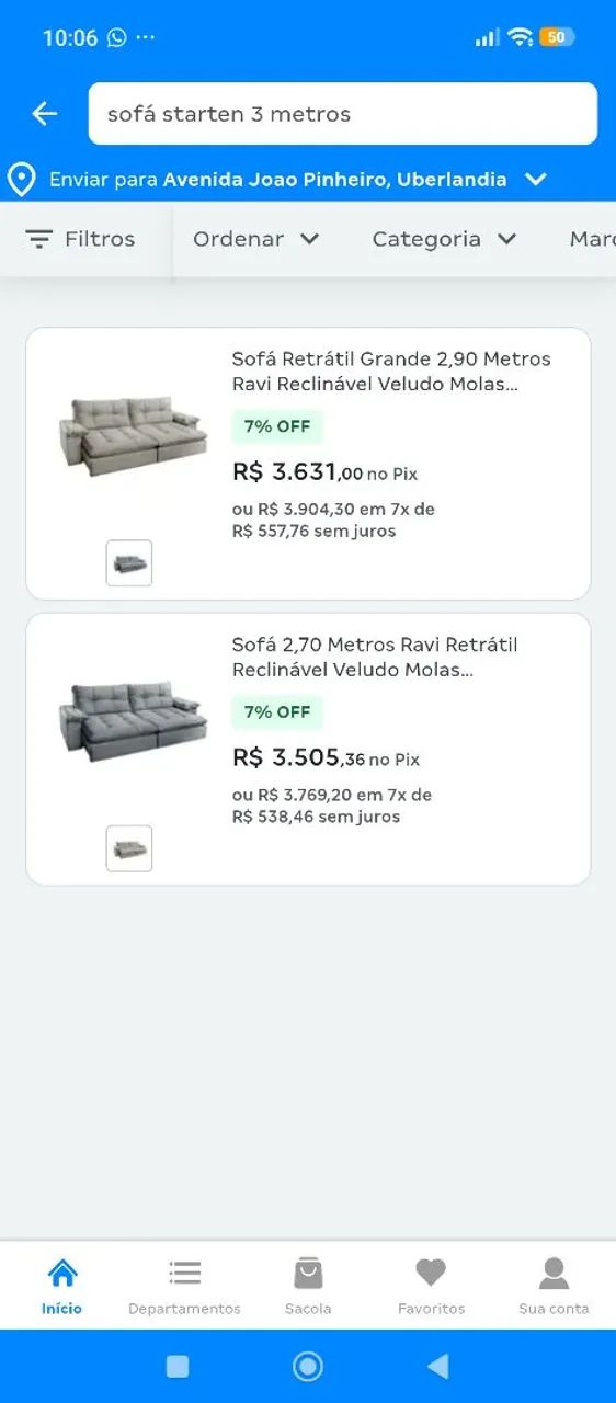 Vendo ou troco em um menor mais volta.