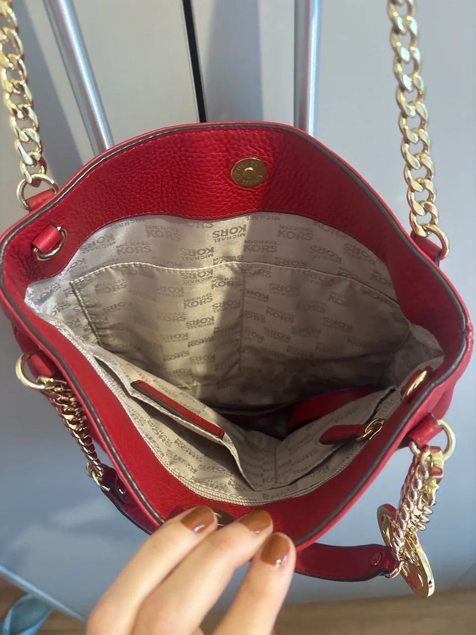 Bolsa vermelha Michael Kors  - Foto 3