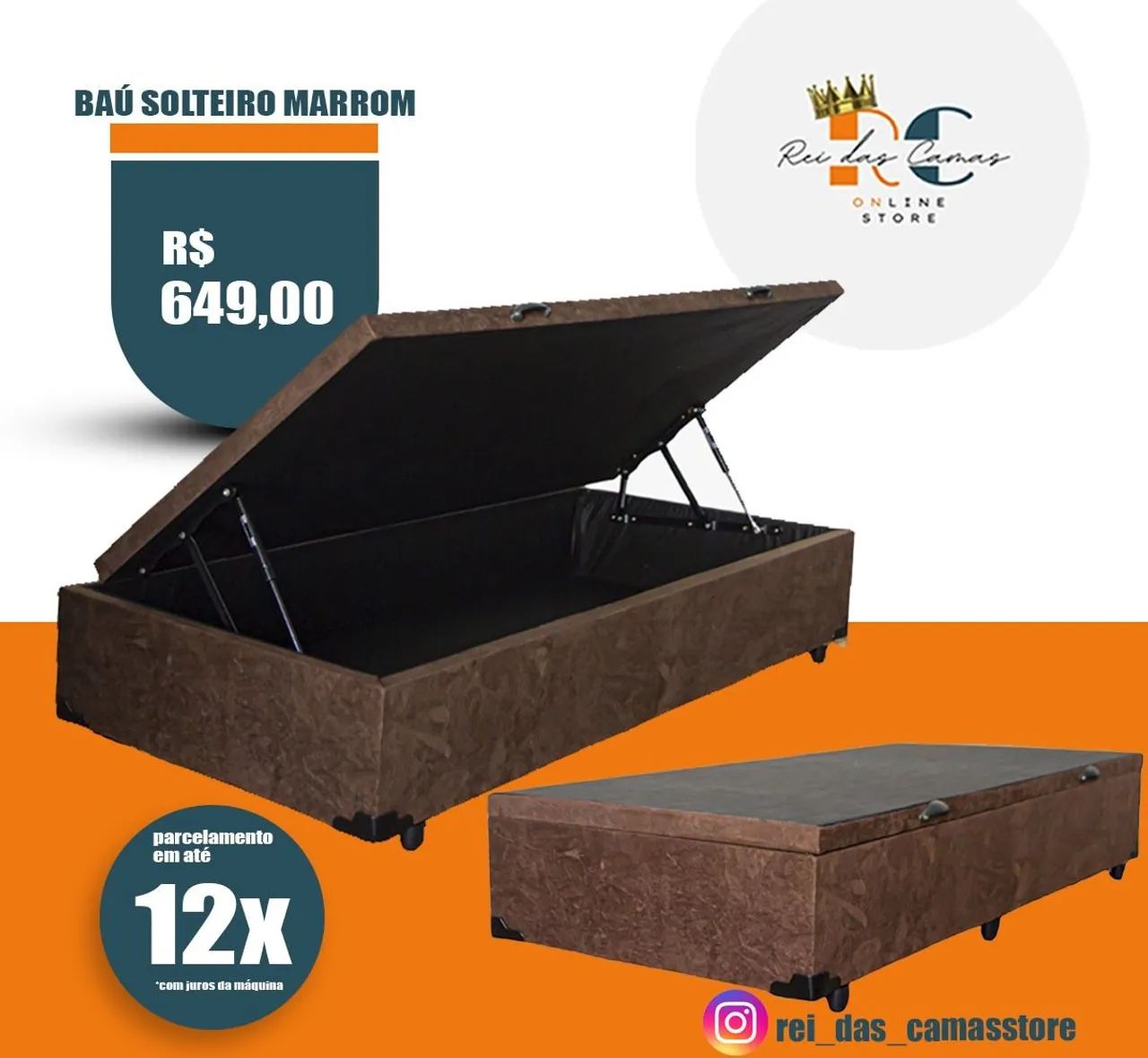 Cama box com colchão  - Foto 2