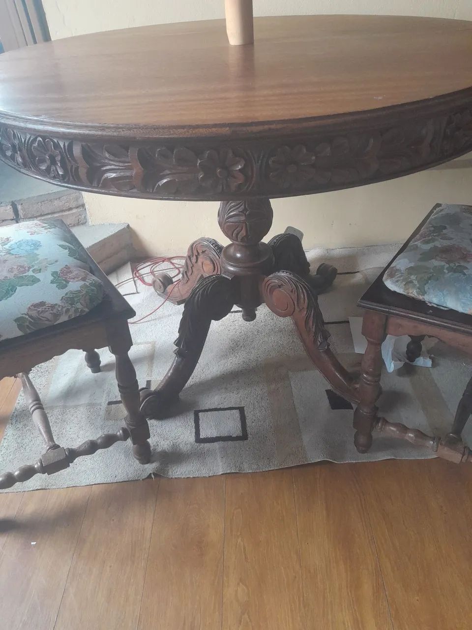 Mesa colonial madeiras maciça  - Foto 4