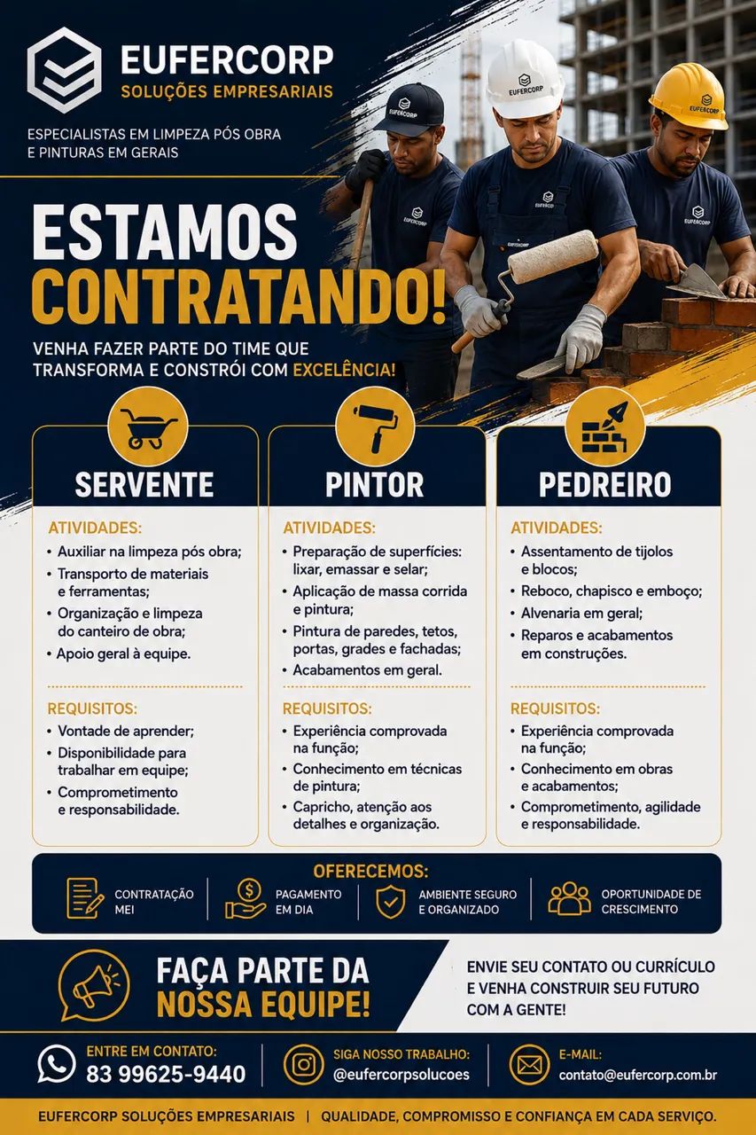 Vaga de emprego 