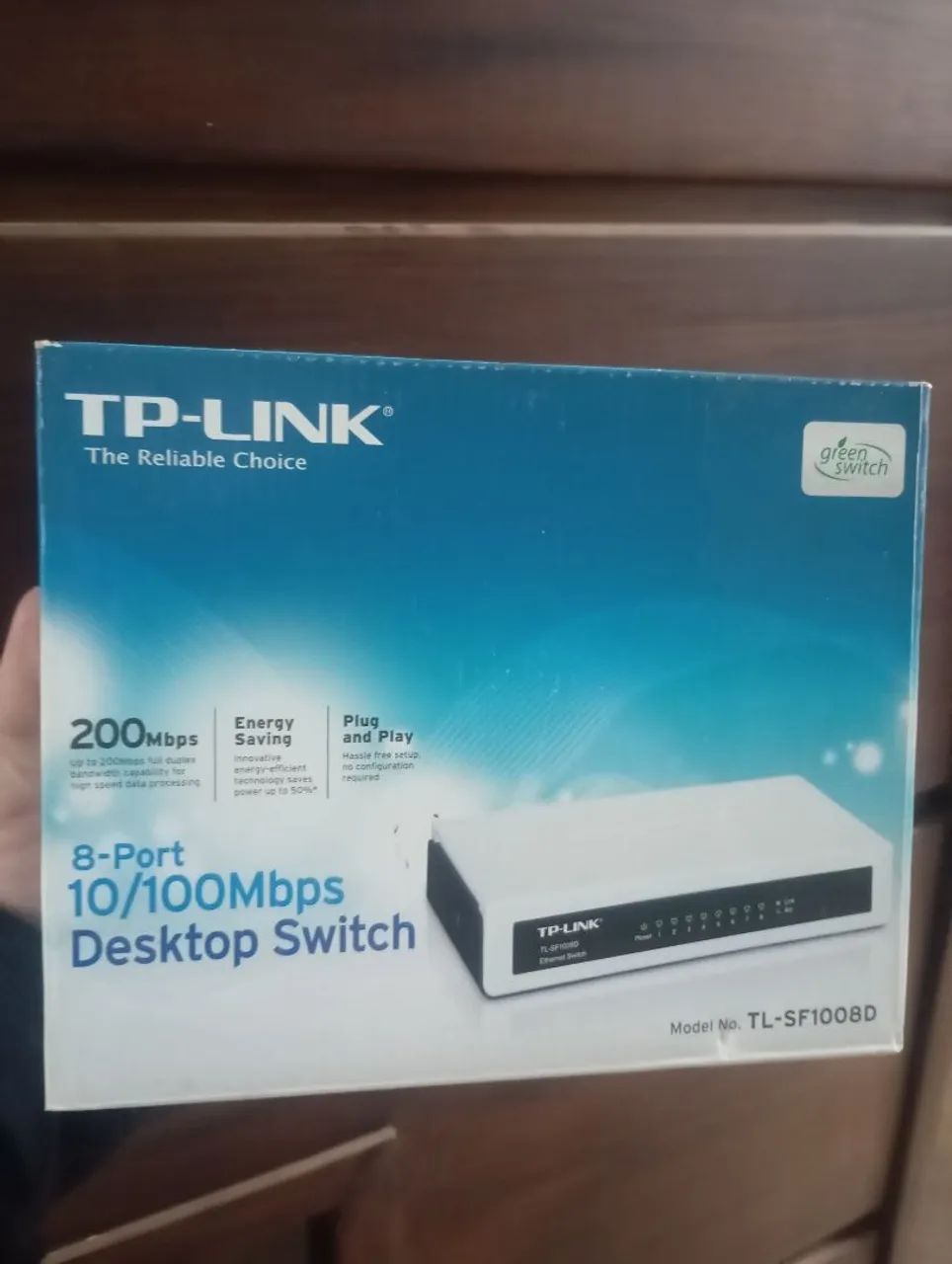 Switch Tp-link De 8 Portas De 10/100mbps Tl-sf1008d