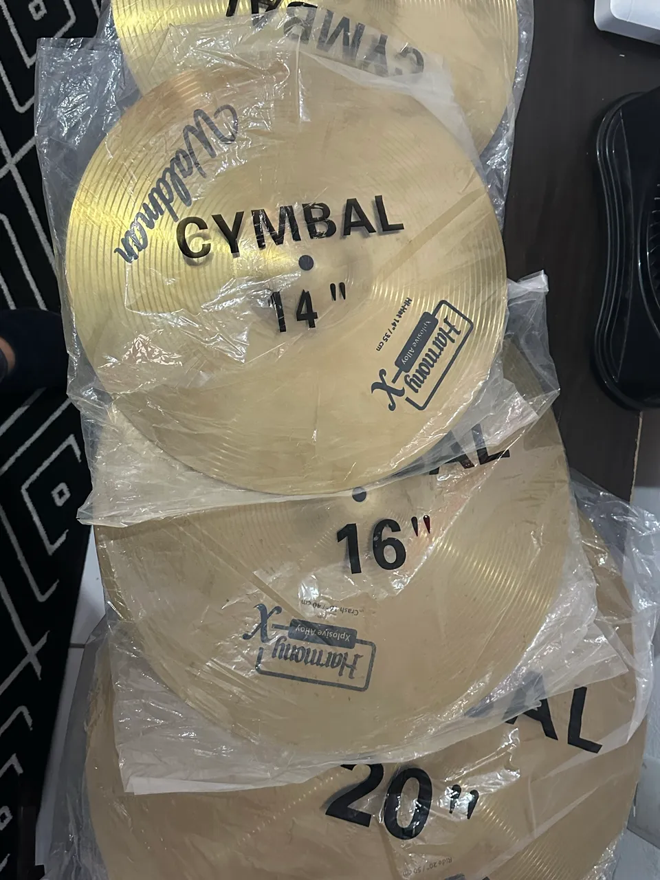 Crash 18 e Ride 20 Orion Viziuss ( ñ zildjian sabian paiste