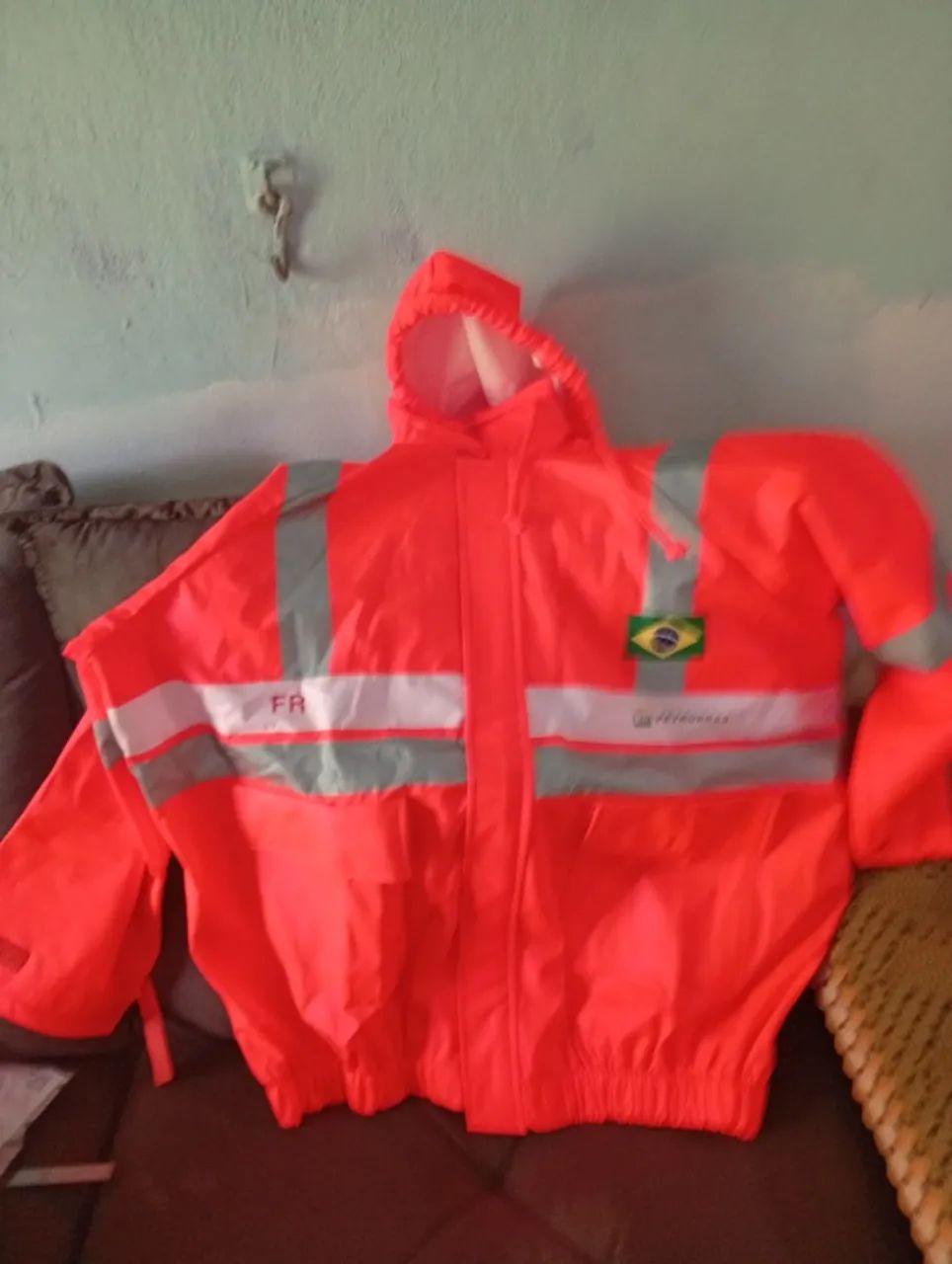 Conjunto para chuva PETROBRÁS, Impermeável resistente a fogo  - Foto 2