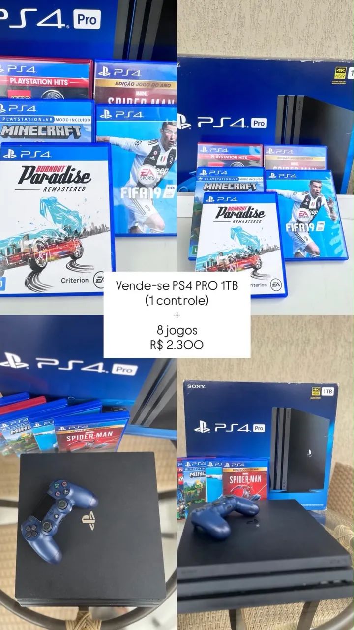 Ps4 com 7 jogos - Foto 5