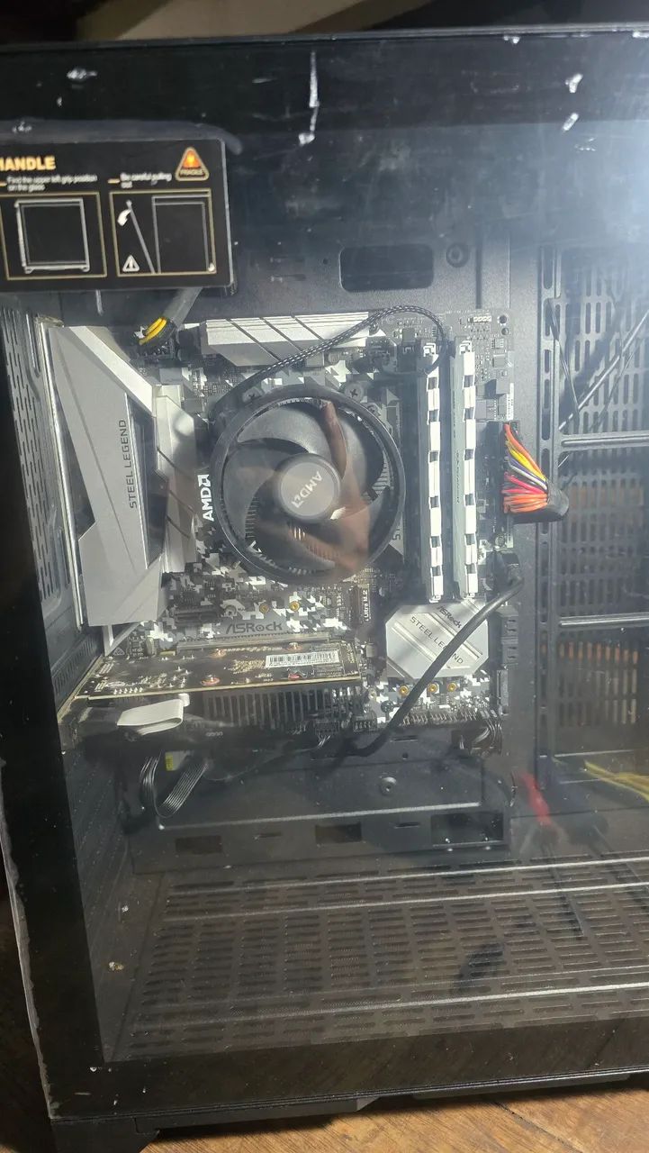 CPU com ryzen 5 5500, 16 gb de ram, ssd 240, fonte 500w - Foto 2