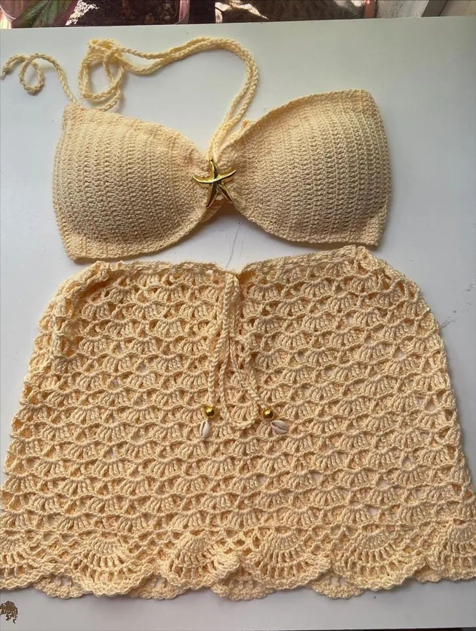 Roupa de praia em crochê  - Foto 3
