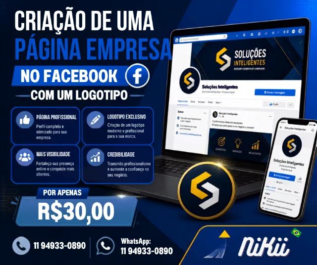 Tenha Pagina Facebook Profissional