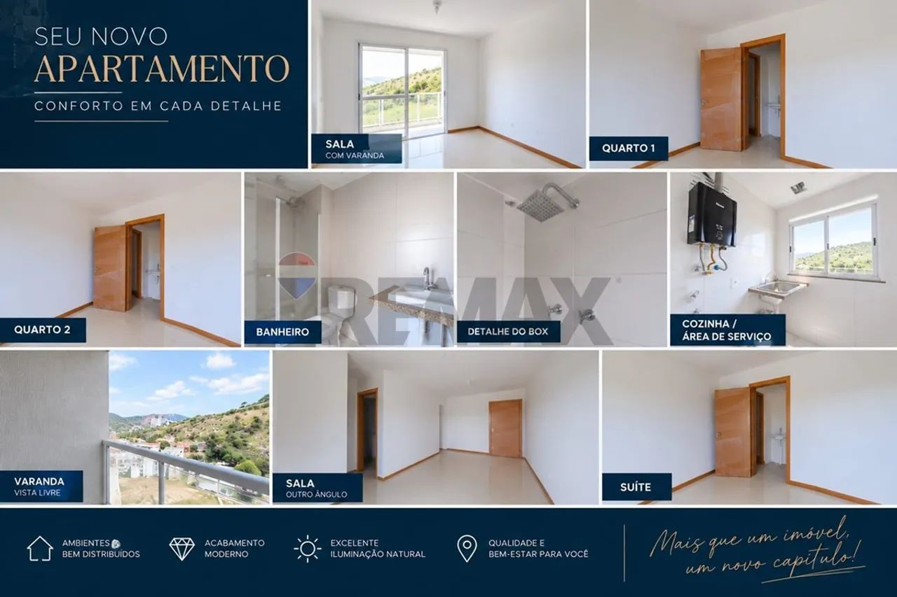 Apartamento de Luxo em Mutondo  2 Quartos sendo 1 suite e Varanda - Foto 2