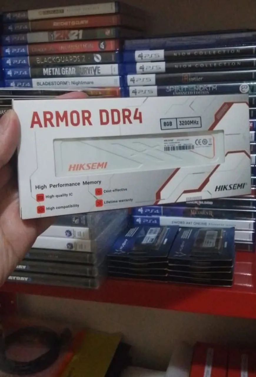 Memória Ram Armor U10 8GB 3200MHz DDR4 CL18 Hiksemi - Foto 5