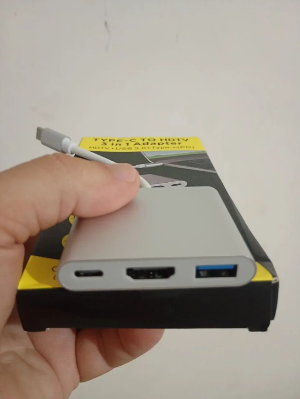 Adaptador USB C para HDMI 3 em 1 - Foto 2