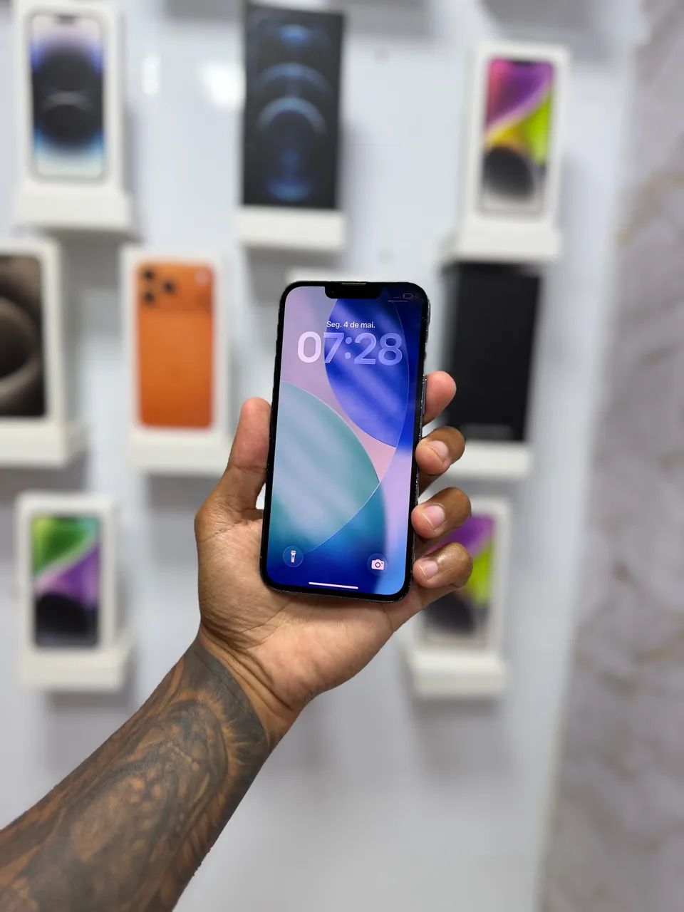 IPHONE 13 PRO MAX 128GB azul - Celulares e Smartphones - Samambaia