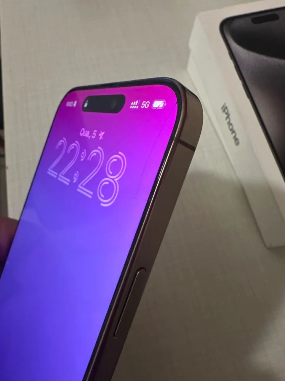 iPhone 16 pro max  - tela trincada - Foto 4