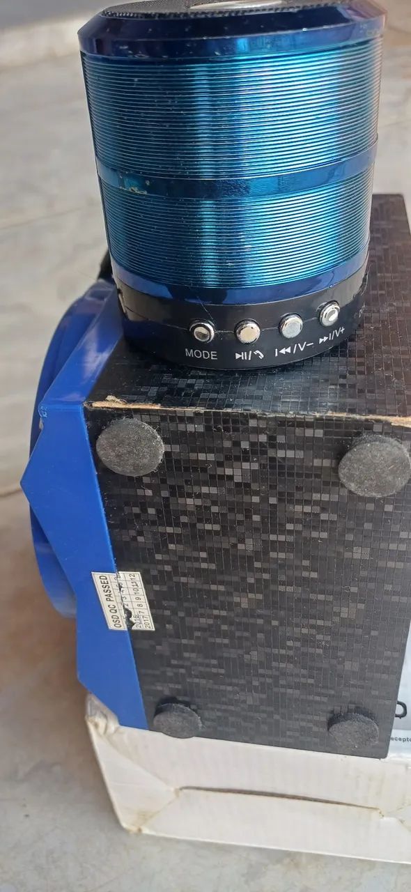 DUAS CAIXAS DE SOM USADAS UMA MINI E OUTRA PEQUENA.  - Foto 4