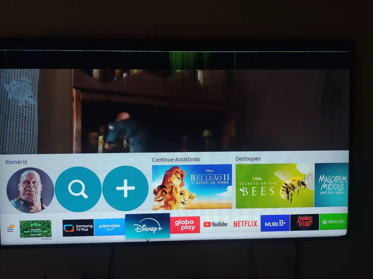 Smartv Samsung 4K 55" Polegadas (leia a descrição)