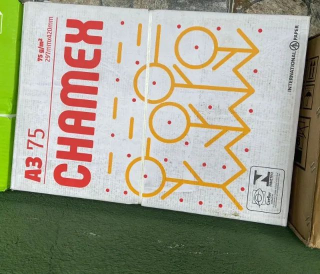 Caixa chamex A3 Sufite 2500 folhas $350 