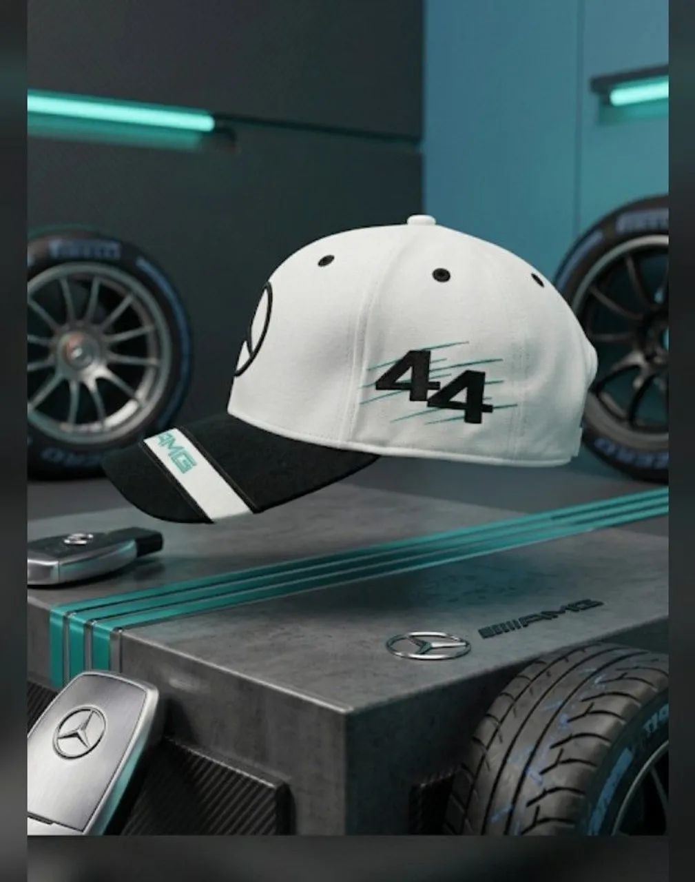Boné equipe Mercedes AMG  - Foto 2