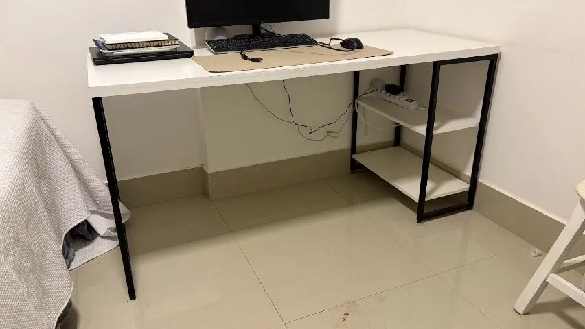 Mesa Escrivaninha 2 Prateleiras