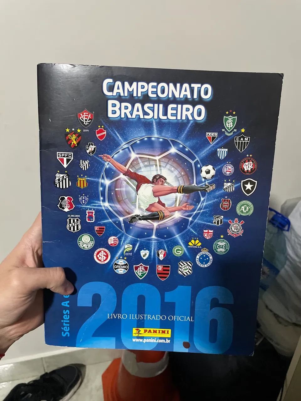 Álbum campeonato brasileiro 2016 - incompleto 