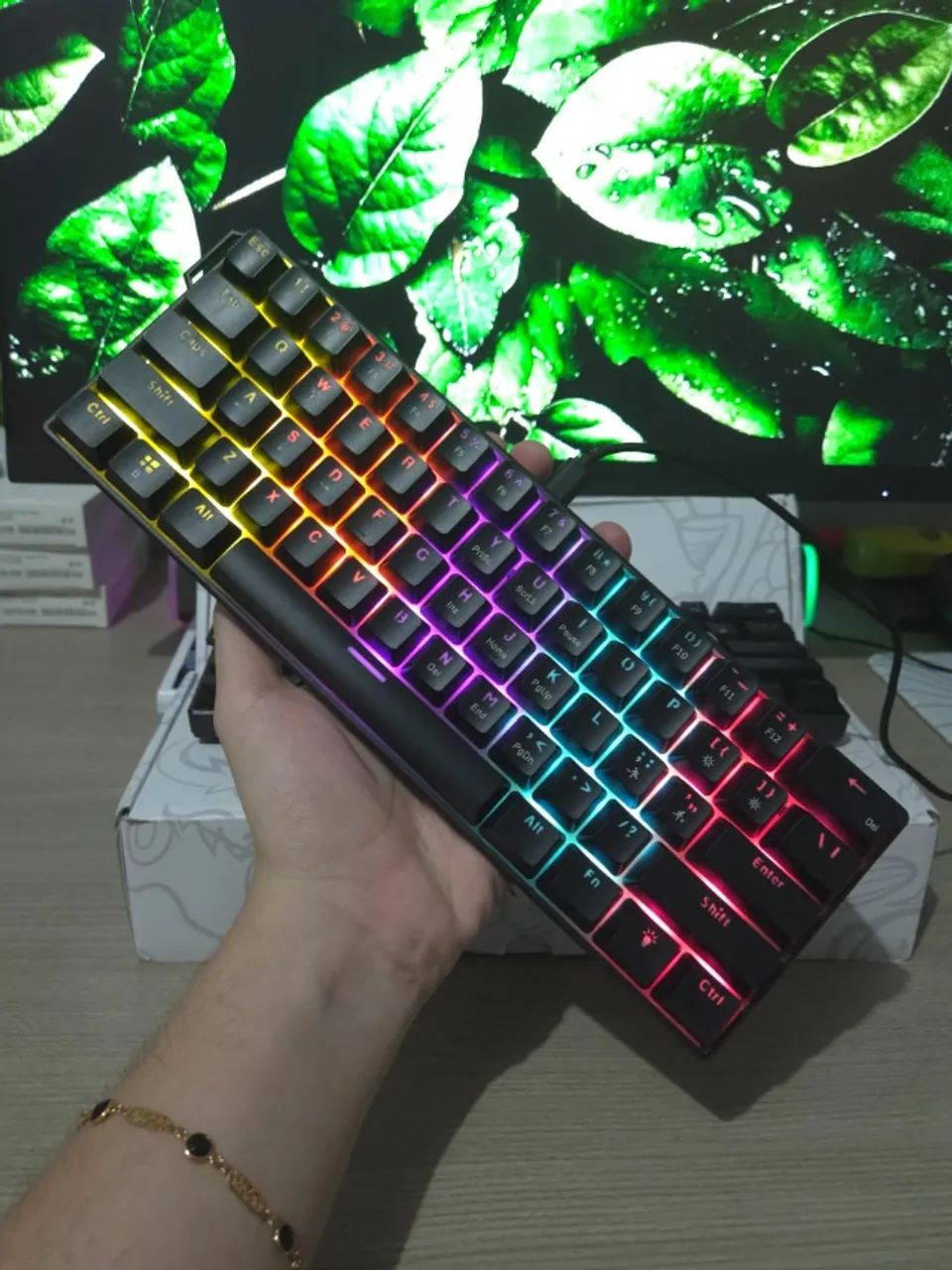 Teclado Mecânico AJAZZ NK61 - 60% com Red Switch - Foto 3