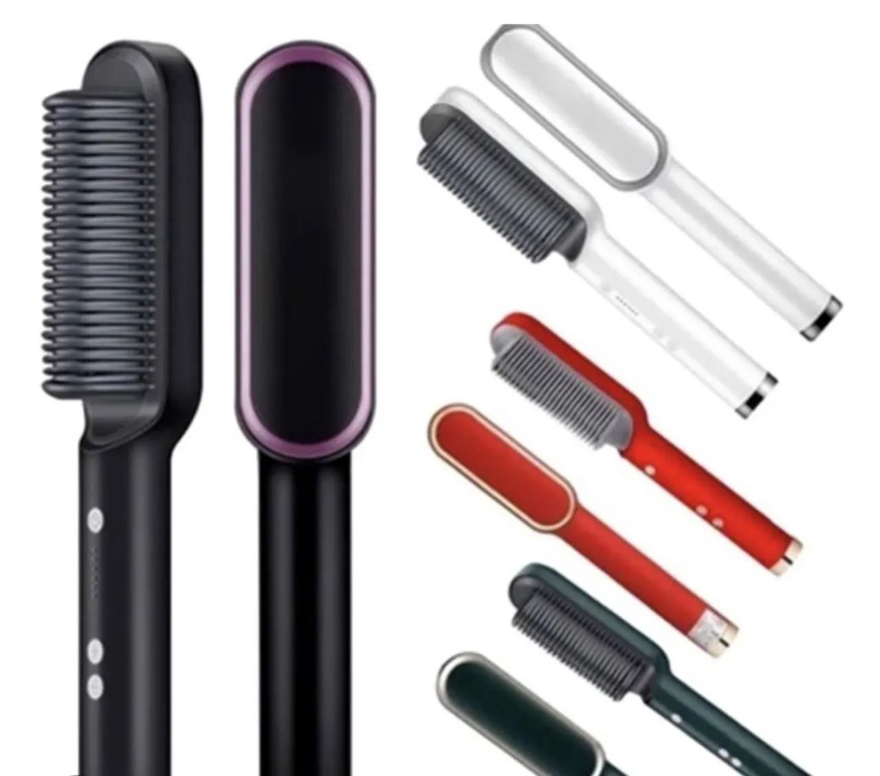 Escova alisadora de cabelo