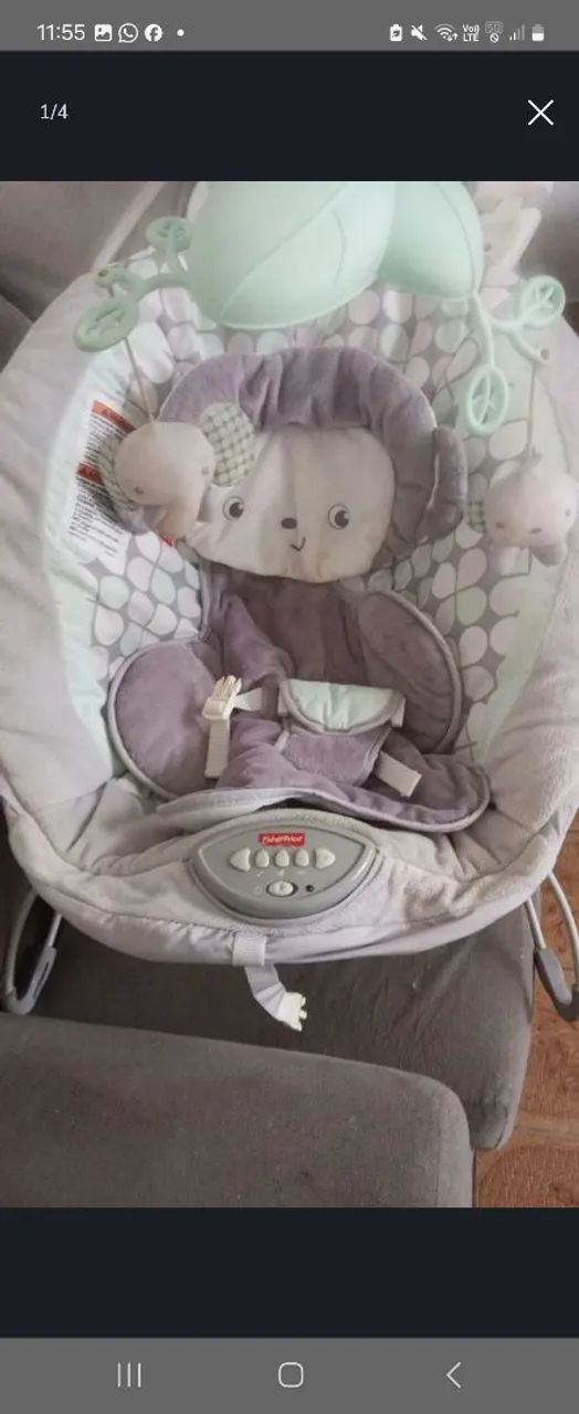 Cadeirinha com sons e móbile - Foto 2