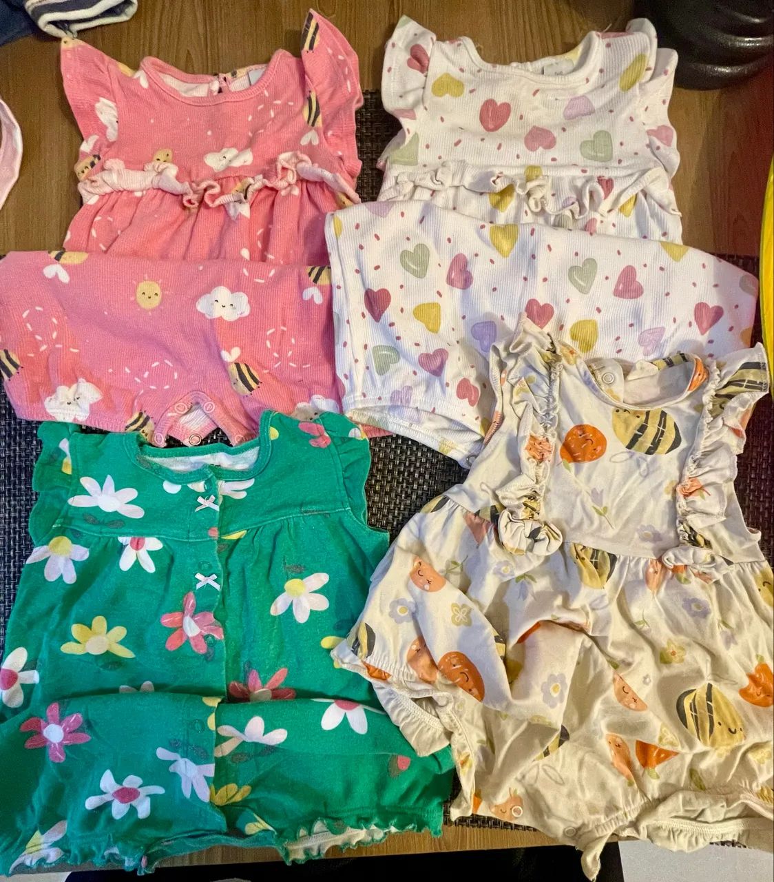 Lote rompers Carters, Teddy Boom