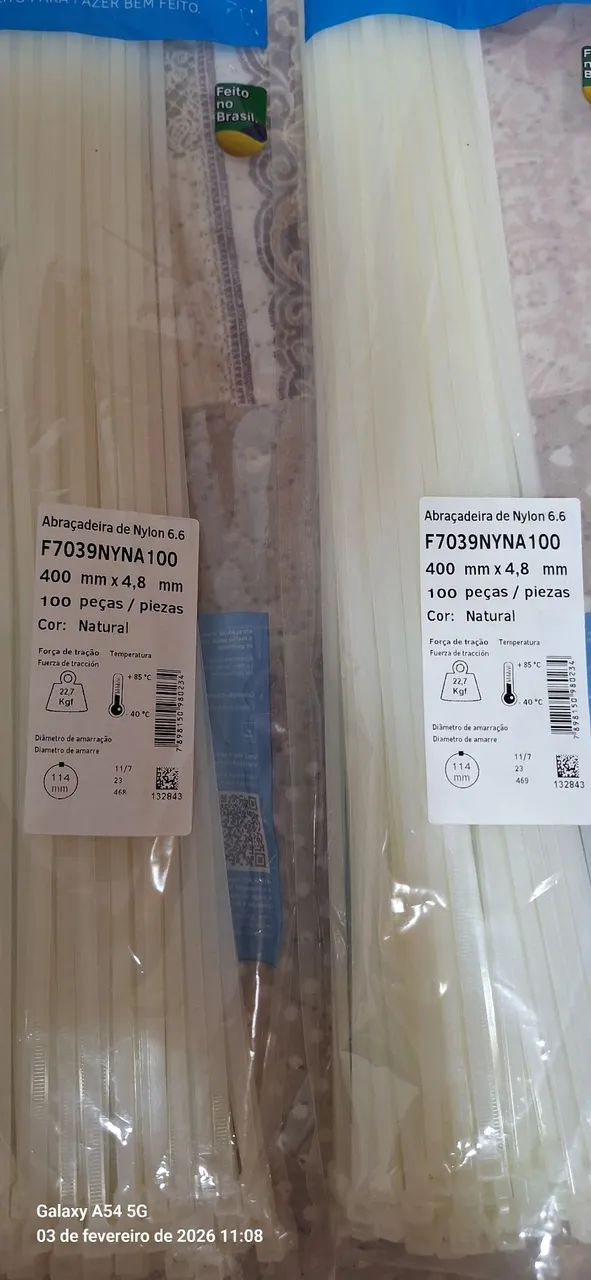 Abraçadeira nylon lote - Foto 4