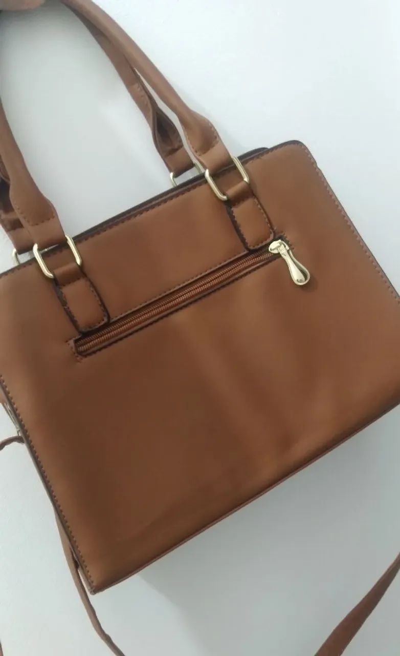 Bolsa marrom Nova - Foto 3