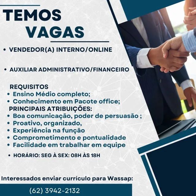 VAGA DE EMPREGO