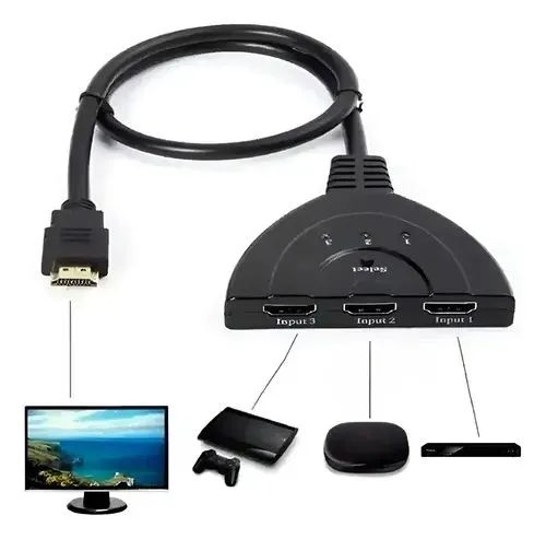 Cabo Splliter Switcher HDMI 1 X 3