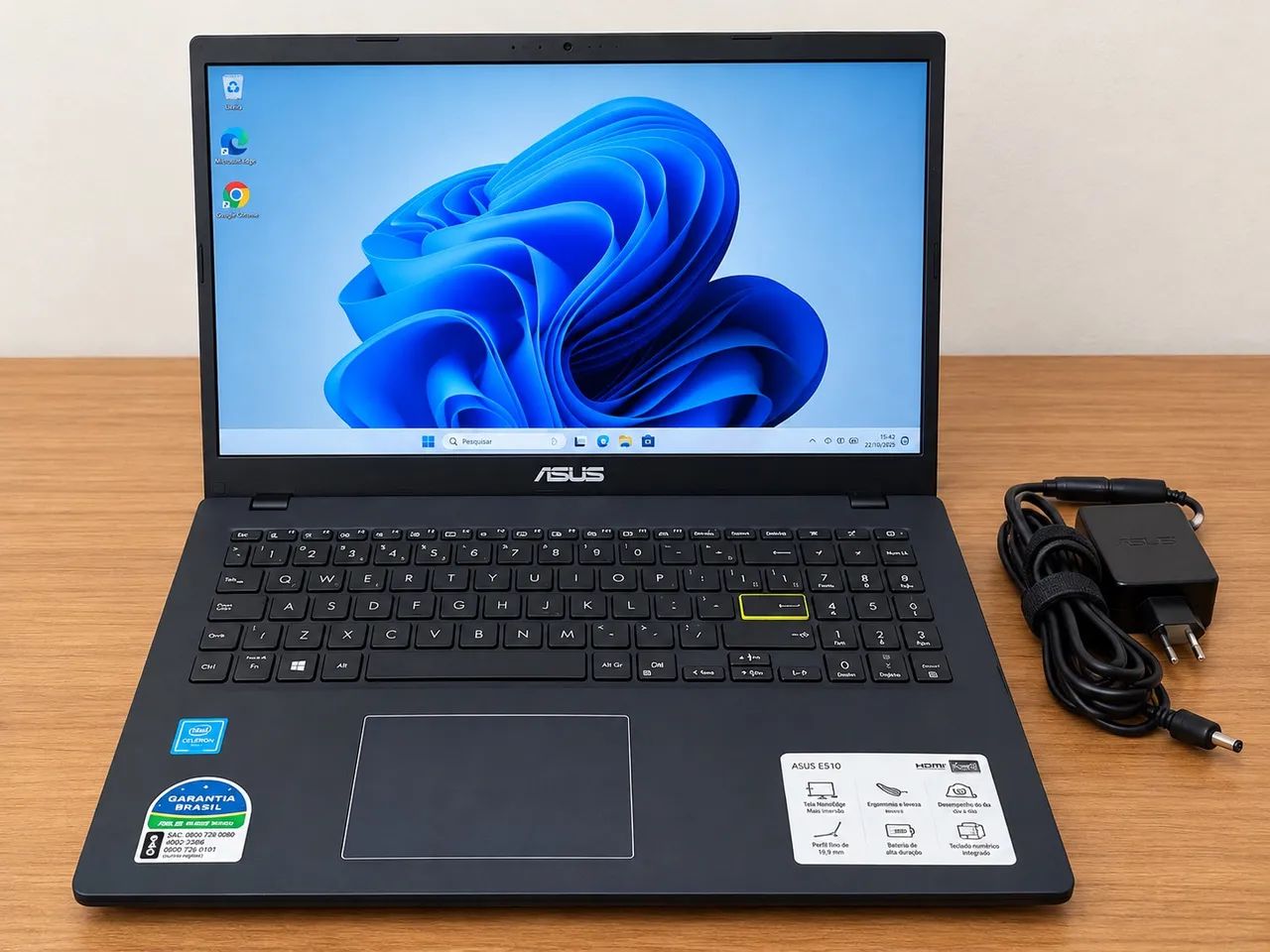 Notebook ASUS Intel 04GB SSD 128GB na CAIXA! - Foto 2