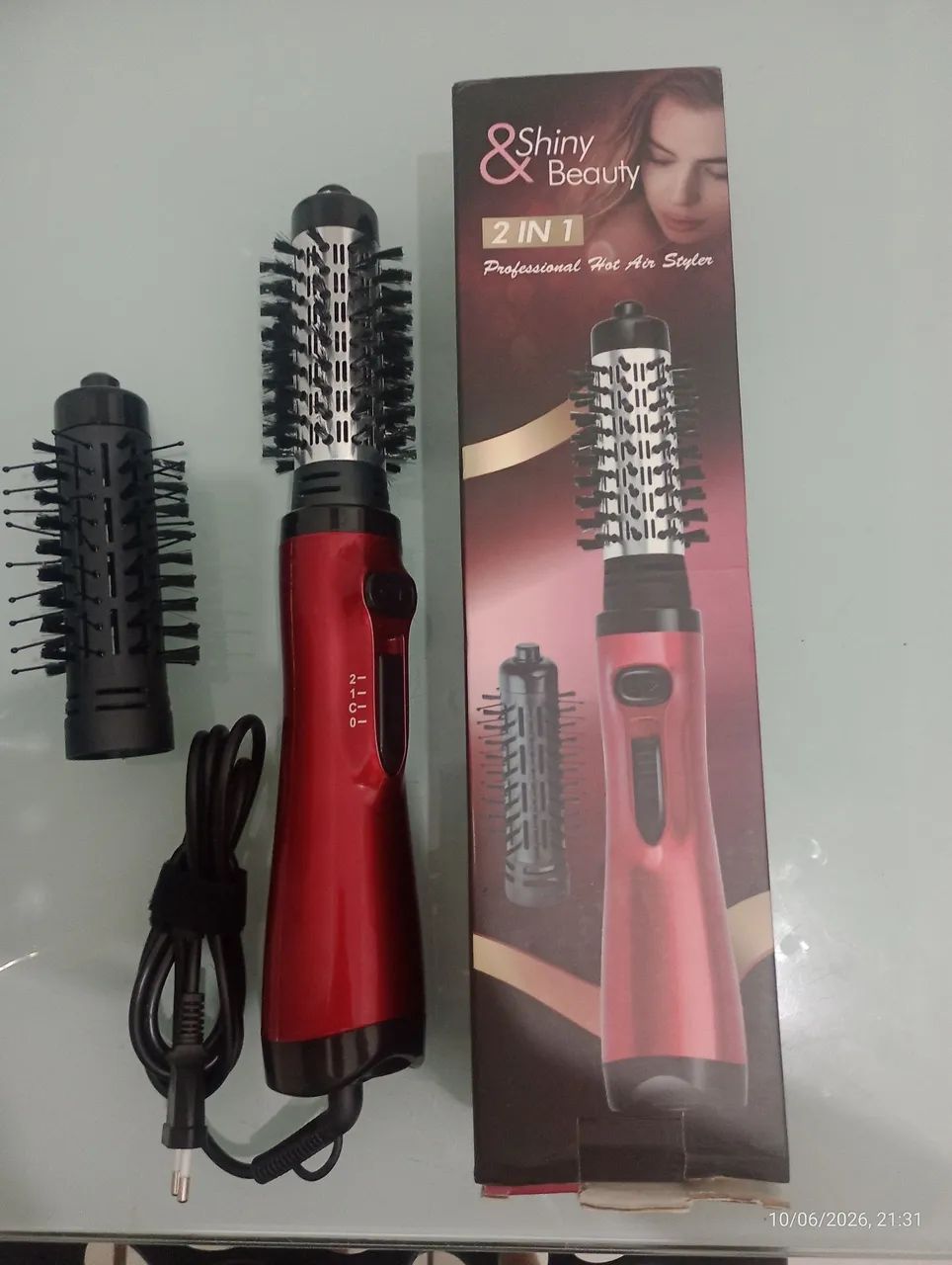 Escova rotativa Shiny e beaauty 80 reais - Foto 2