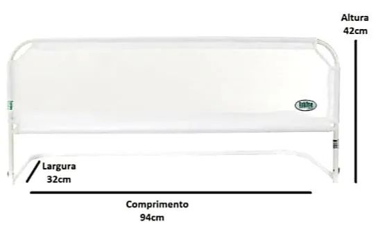 Grade para cama ou sofá   Marca TUBLINE Baby. Serve para quarto de bebês ou de ou idosos  - Foto 6