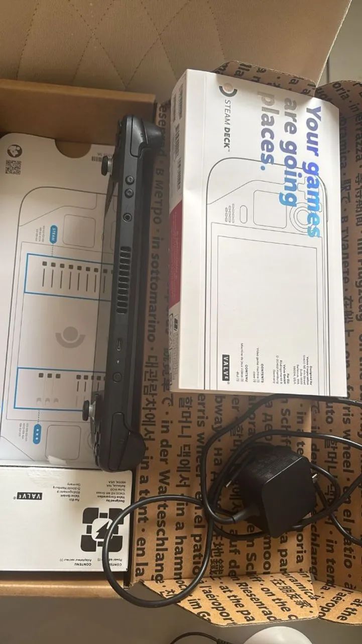 Steam deck LCD 64gb + cartão SD 512gb (semi-novo) - Peças e
