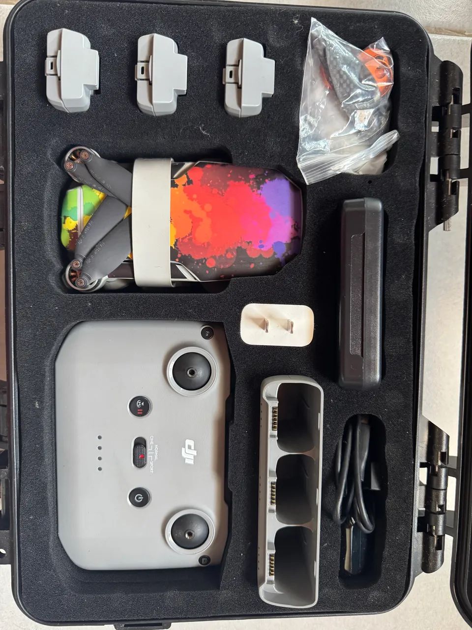 DJI Mini 2 Fly More Combo | 3 Baterias | 4K | Impecável