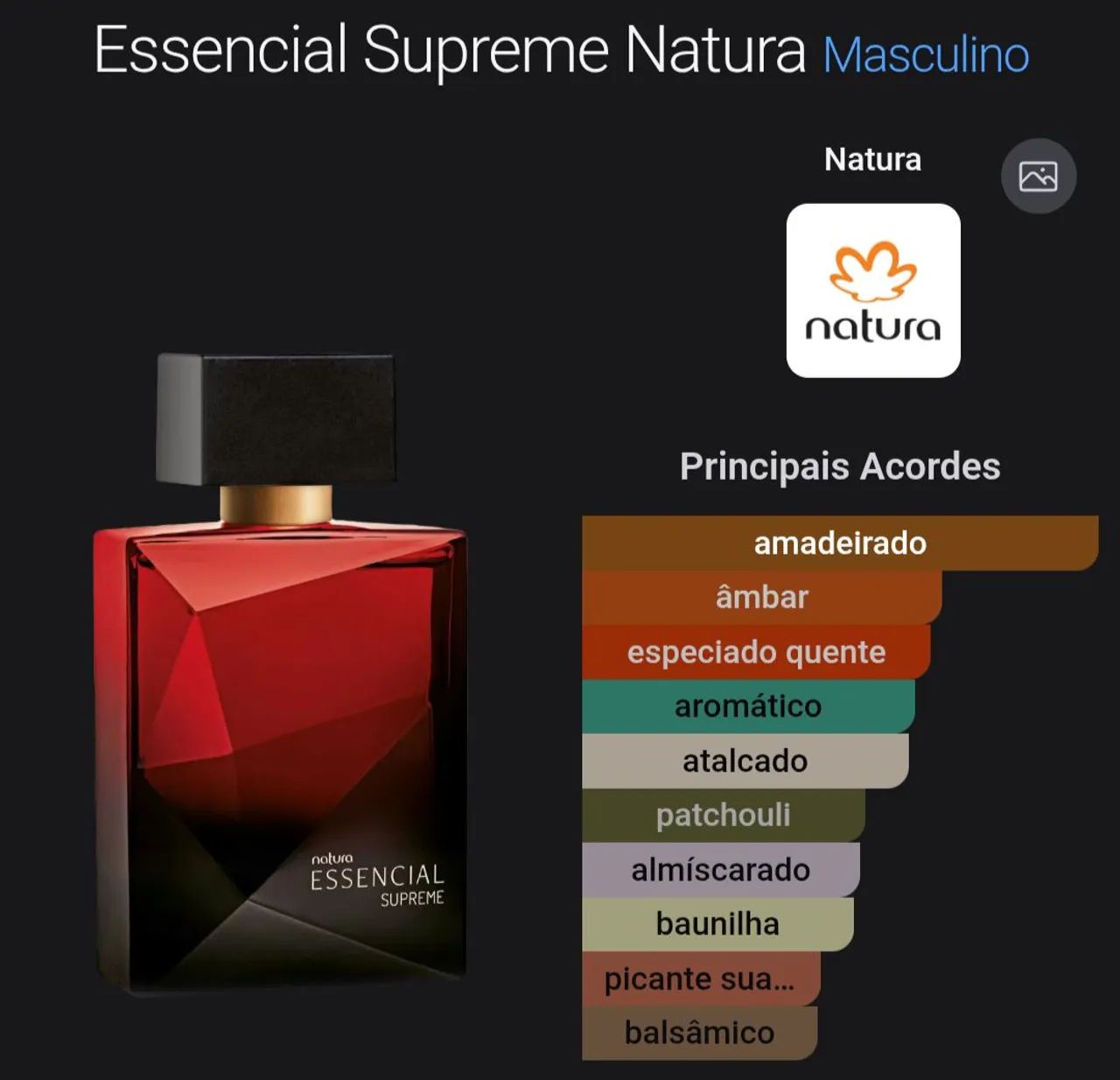 Essencial Supreme masculino refil Natura  - Foto 2