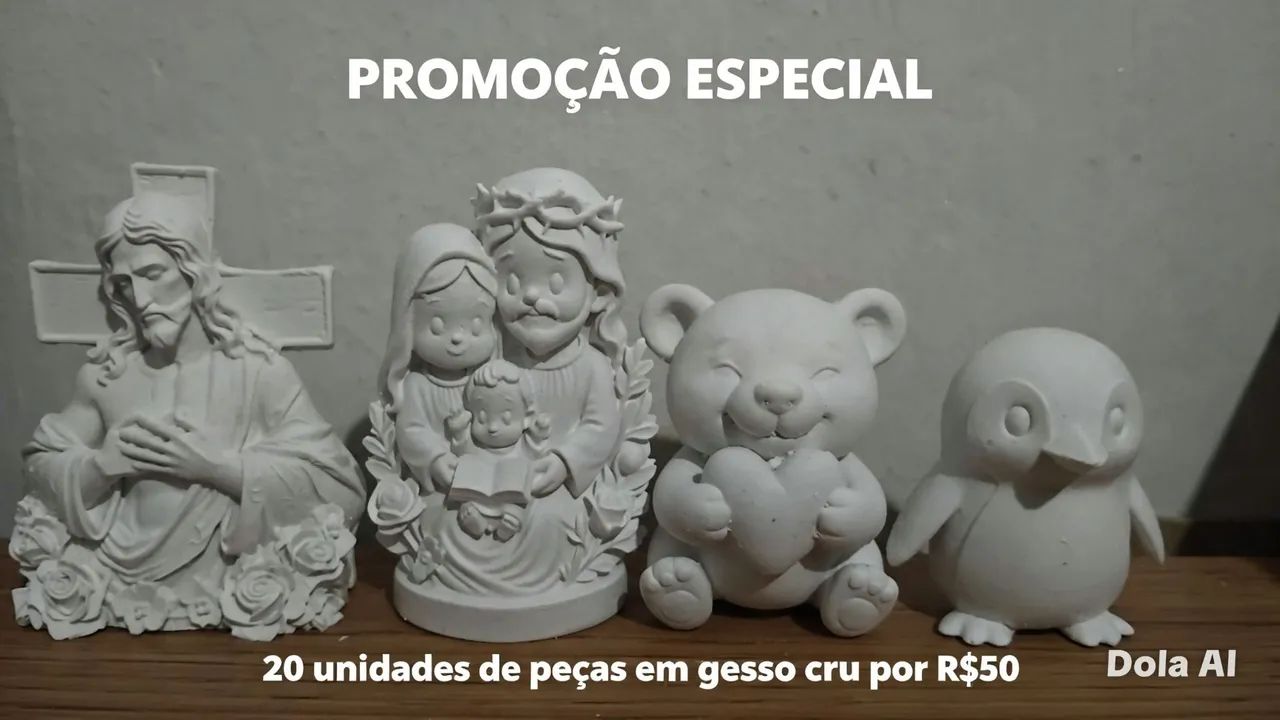 Gesso cru , 20 unidades R$50 