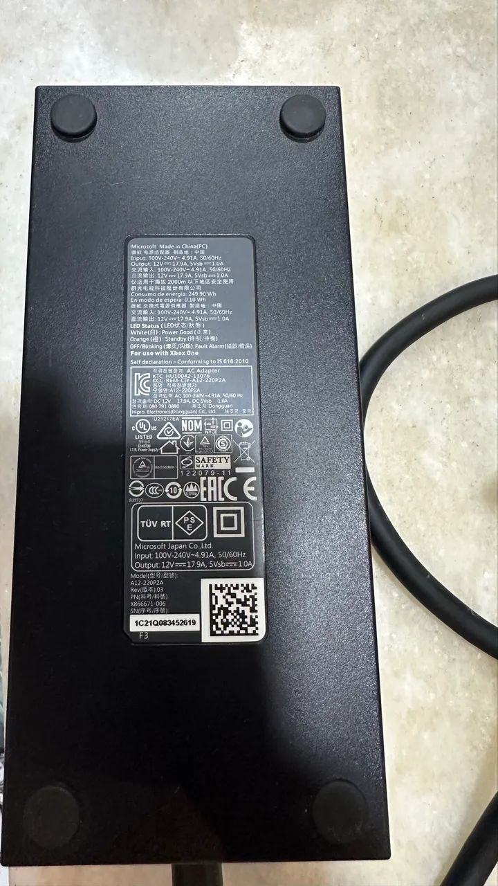 Fonte de alimentação Console XBOX ONE - Foto 3