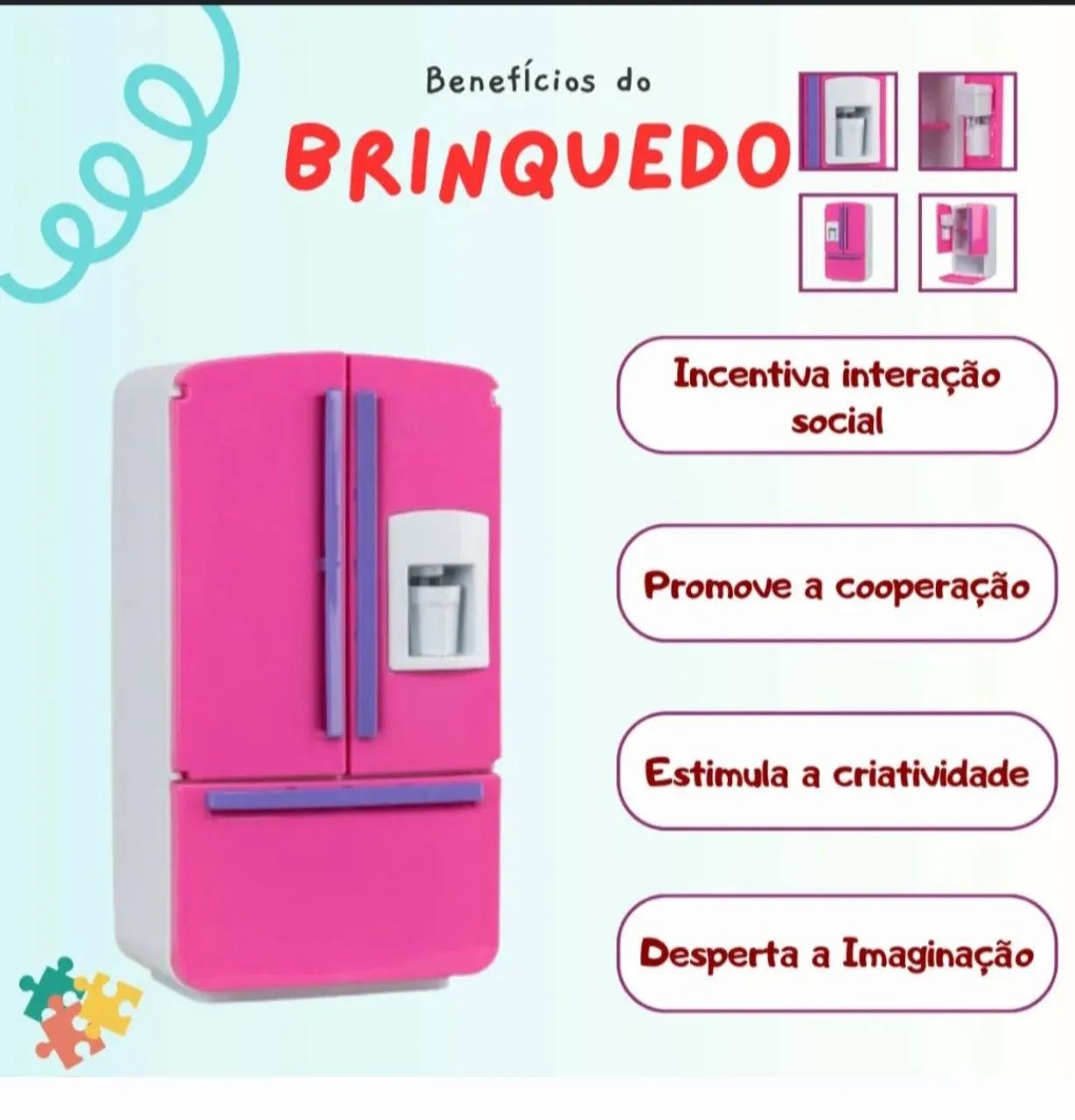 Miniatura de geladeira  - Foto 4